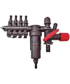 Distribuitor erbicidat cu 4 cai