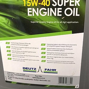 Ulei motor Deutz 15w40