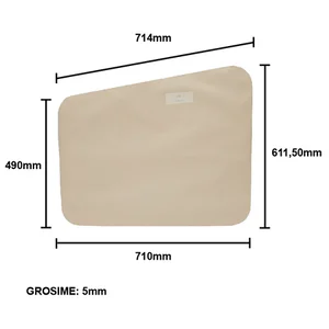 Geam lateral mobil cabina patrata u650