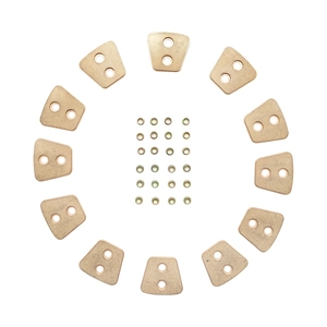 Set placute ferodo cu nituri pentru disc ambreiaj