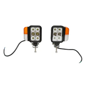 Set faruri universale tractor stanga si dreapta cu LED 10-80V cu semnalizare