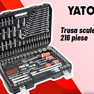Trusa scule profesionale Yato 216 piese