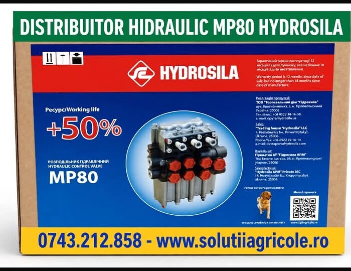 Distribuitor hidraulic u650 hydrosila