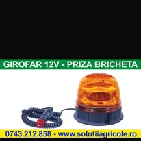 Girofar led magnetic, cu mufa